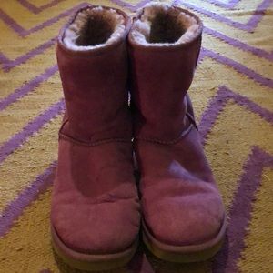 UGG Purple Classic Short Boots